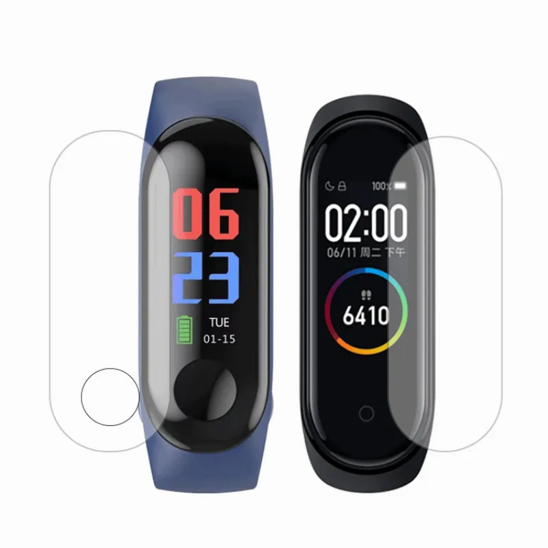 

Защитная пленка для Xiaomi Mi Band 4, мягкая проницаемая защита для дисплея умных часов, на весь экран