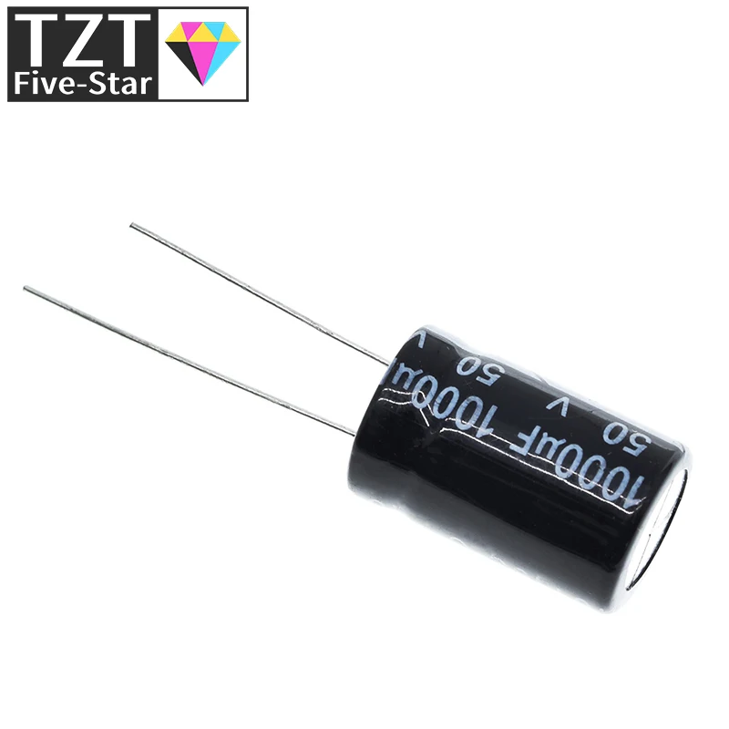 10/30 Stück Aluminium-Elektrolytkondensator 1000uF 50V 13 * 20 mm Hochfrequenz Radial-Elektrolytkondensator – Detail 3