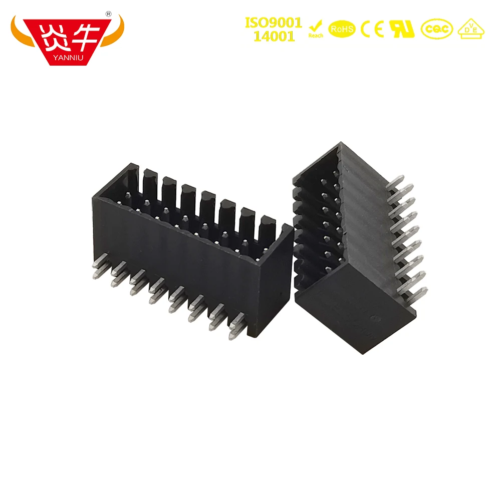 50Pcs 3.5MM 15EDGRHD DEGSON MALE WEIDMÜLLER B2CF GRID INSTRUMENTATION DOUBLE LAYER CONNECTOR PLUG-IN TERMINAL BLOCK YANNIU