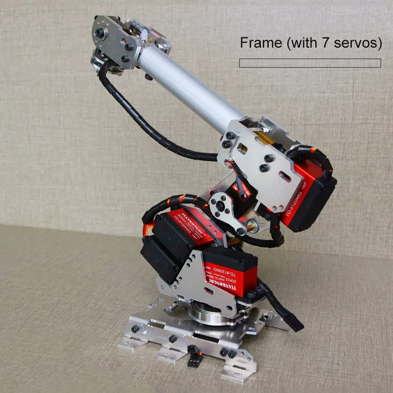 260mm 6 Axis Robot Arm Frame 6 DOF Mechanical Arm Industrial Robotic Model Unassembled Kit TD-8120MG