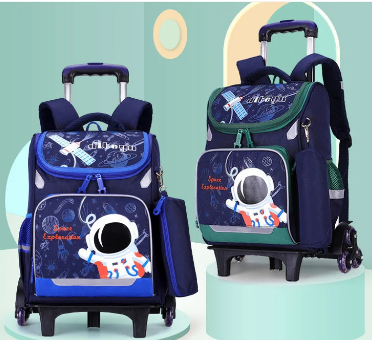 School Rolling Backpacks Bag for Boys School Trolley Backpack for Boys wheeled School Bag for kids School Trolley bag On wheels