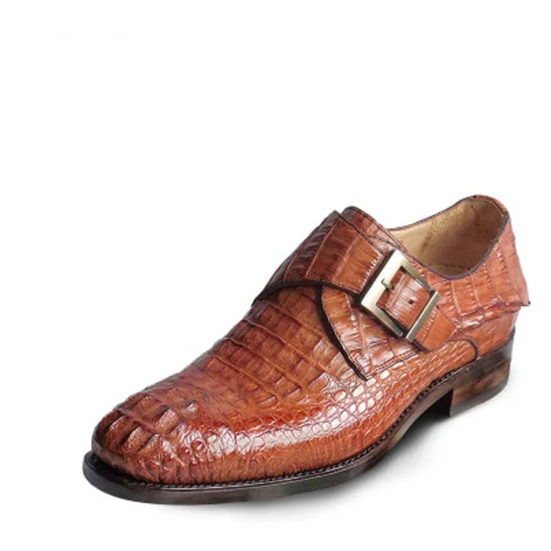 hubu import  crocodile shoes  men shoes  Pure manual men  leather shoes  business  leisure  shoes  Genuine leather sole