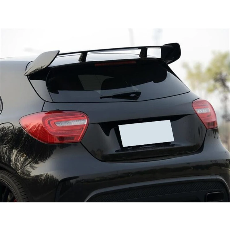 High quality Black carbon fiber spoiler For Mercedes Benz W176 A-Class A250 A45 A180 A200 2013 to 2018 spoiler