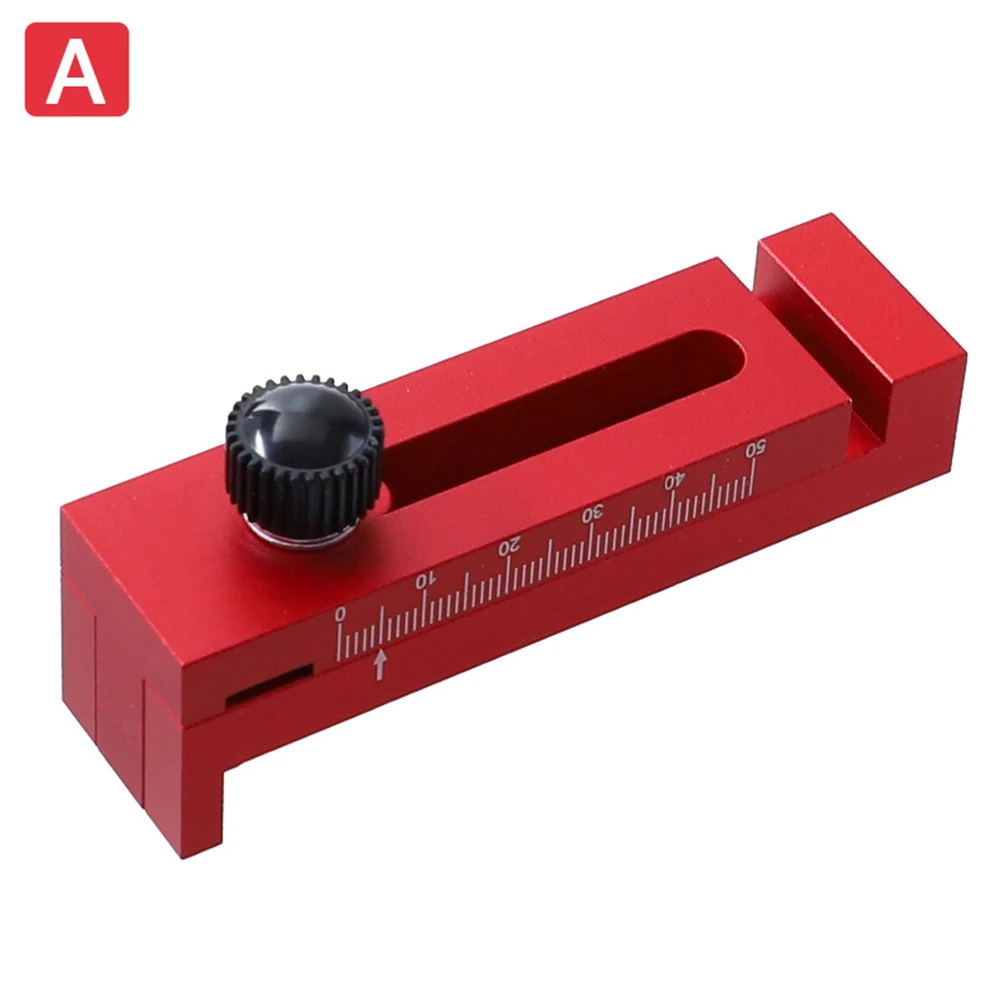 Alat Pengukur Celah Gergaji Penggaris Tenon Kayu Skala Laser Aloi Aluminium Pengukuran Celah Gergaji Alat Pengukur Gigi