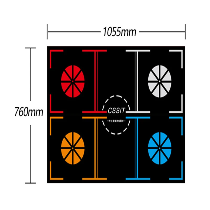 Портативный профессиональный обновленный баскетбольный тренировочный коврик для ног, удобный домашний спортивный коврик с управлением мячом, тренировочное оборудование для дриблинга