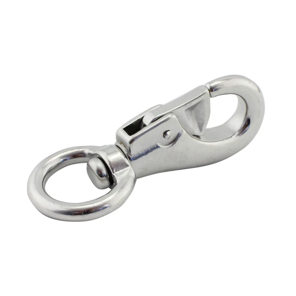 25mm,10pieces per lot  Hanging/Hammock Chair Swivel Hook-Stainless Steel,550 LB Weight Capacity,Rust proof ,bull snap