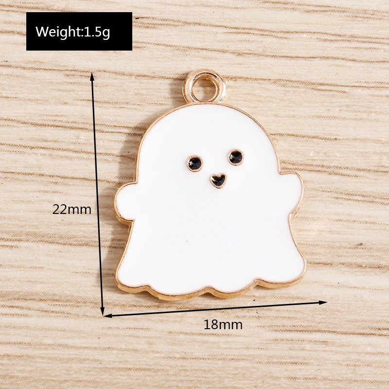 10 Stück Cartoon-Tier-Charms für die Schmuckherstellung, Emaille, Panda, Kaninchen, Katze, Hund, Elefant, Charms-Anhänger für Halsketten, Ohrringe, Geschenk – Detail 40