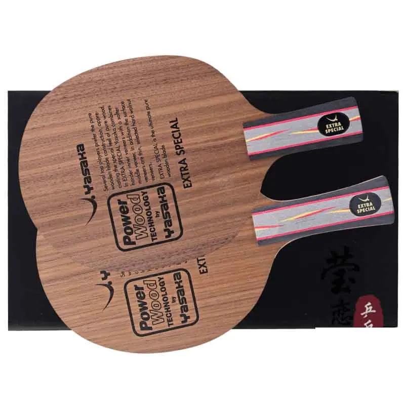 Yasaka-Table Tennis Racket, Original, Extra Special, YES, Racket for Sports, Pure Wood