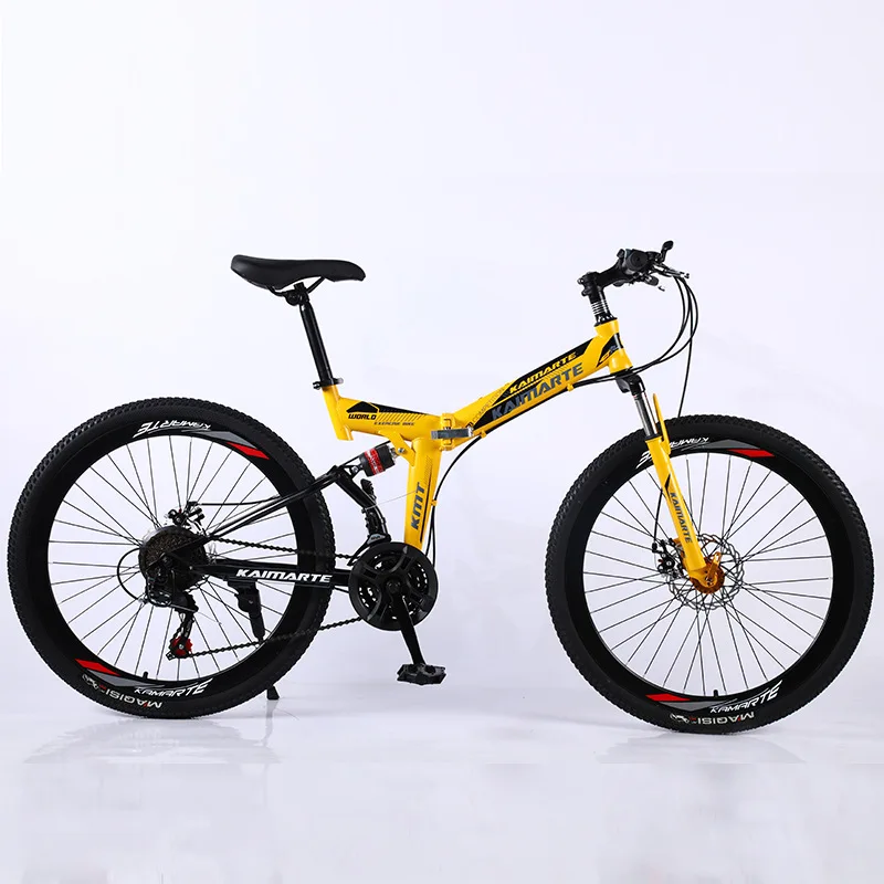 WolFAce Road Bikes Racing Bicycle Foldable Bicycle Mountain Bike 26/24 Inch Steel 21/24/27 Speed Bicycles Dual Disc Brakes