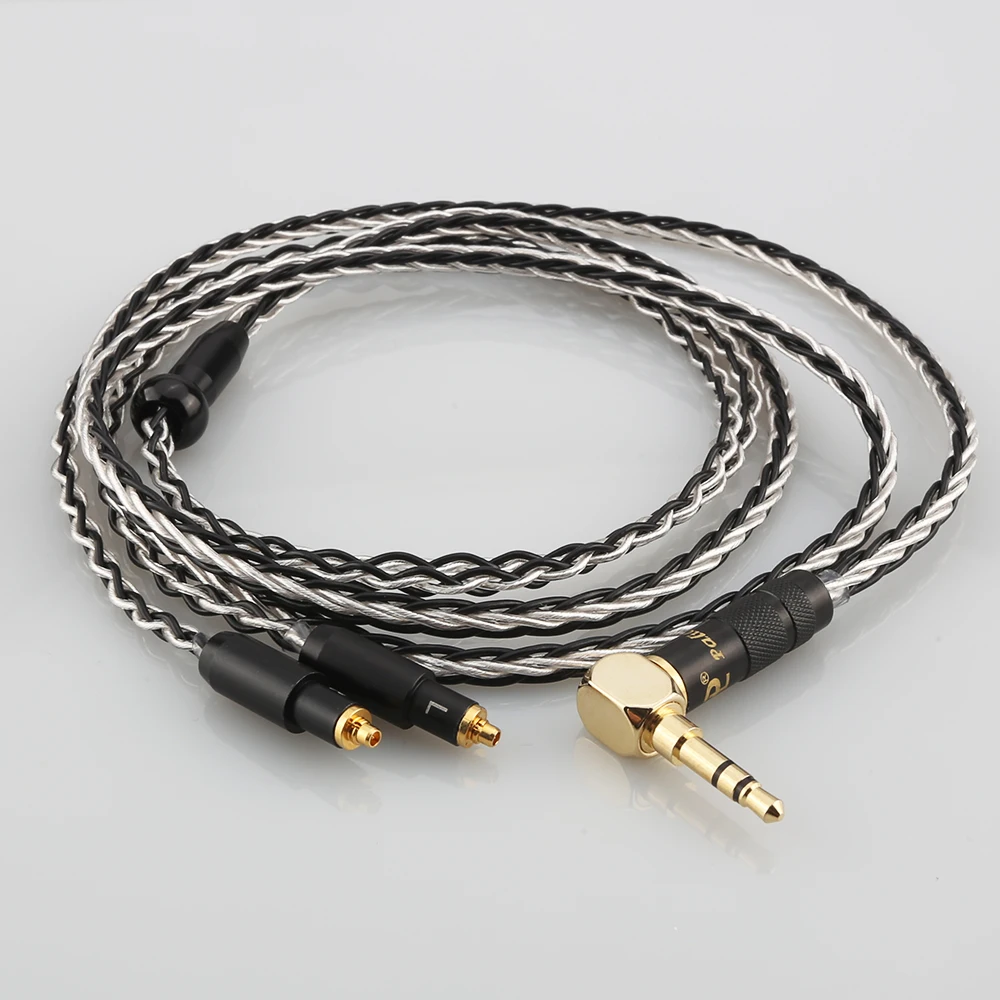 

Audiocrast 7N OCC Silver Plated Cable 3.5mm Right angled Headphone Upgraded Cable for SRH1440 SRH1840 SRH1540 SHR535 846