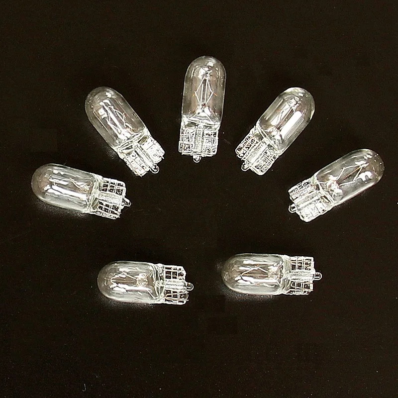 100 Stück Weiße T10 W5W 501 194 Klare Signalleuchte Glas 12V 5W W2.1x9.5d Einzelfilament Autolampe Autobeleuchtung – Detail 5