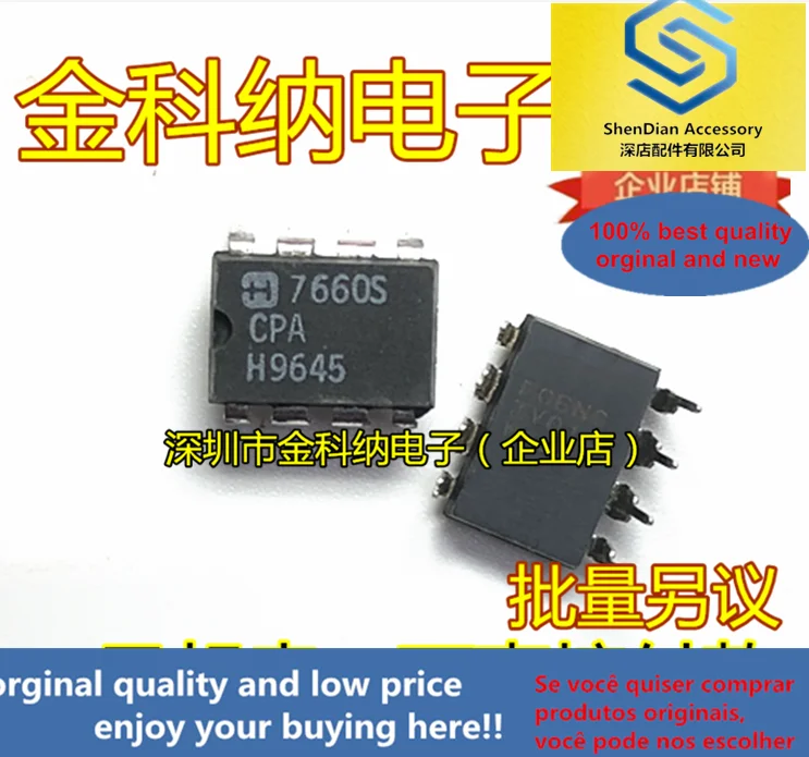 

10pcs only orginal new ICL7660SCPAZ ICL7660SCPA switching regulator chip