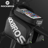 ROCKBROS Bicycle Bags With Touch Screen Phone Bag Bike Front Tube Bag 5.8\