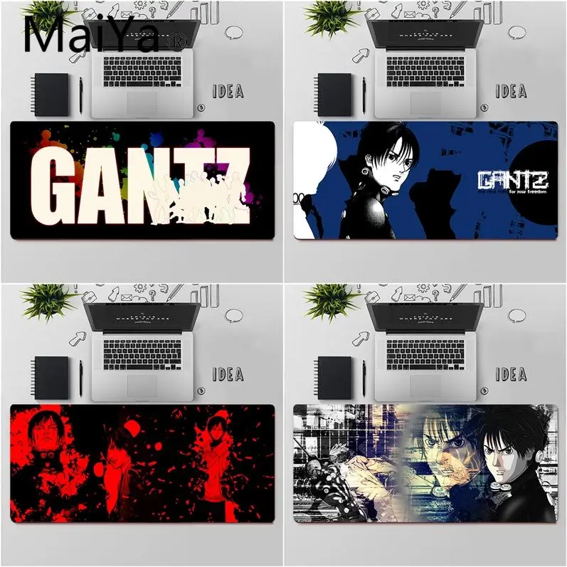 Maiya Top Quality Anime GANTZ Natural Rubber Gaming mousepad Desk Mat Free Shipping Large Mouse Pad Keyboards Mat