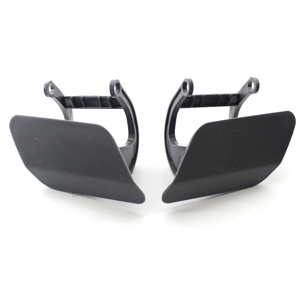 2Pcs Car Bumper Headlight Headlamp Washer Cap Cover For BMW 7 Series F01 F02 2012 2013 2014 2015 ABS Plastic