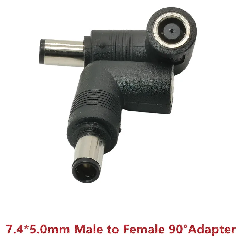 7.4x5.0 żeński do 7.4x5.0mm męski przetwornik Adapter złącza prądu stałego 7.4*5.0 do 7.4*5.0mm dla Laptop HP