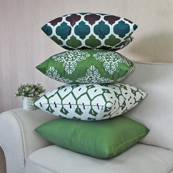 60x70cm Twill Waterproof Colorful Print Outdoor Pillowcase Summer Cool Cushion Cover For Patio Sofa Balcony