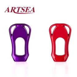 ARTSEA New Carbon Knob For Refit Baitcasting or Spinning Reel Suit For Daiwa Reel Super Light 3.8g Use Bearings 4x7x2.5MM