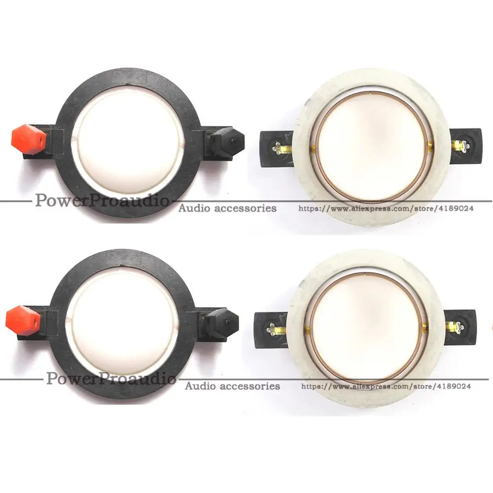 Quality 44.4 mm Horn Tweeter Diaphragm Voice Coil Polymer Composite Film Driver Treble Ring Soft Sound Speaker Repair DIY 4PCS