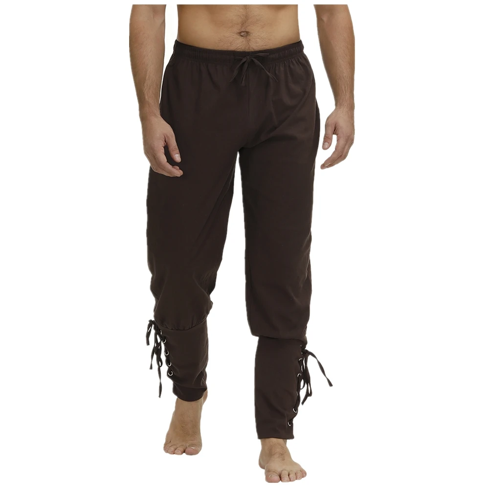 Pirate Pants for Men Cosplay Costumes Renaissance Medieval Gothic Pants Pirate Costume Trouser Men