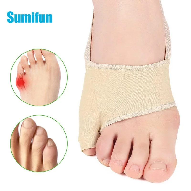 2Pcs Soft Little Toe Orthopedic Pinky Corrector Splint Hallux Valgus Overlapping Correction Pedicure Protector Foot Care