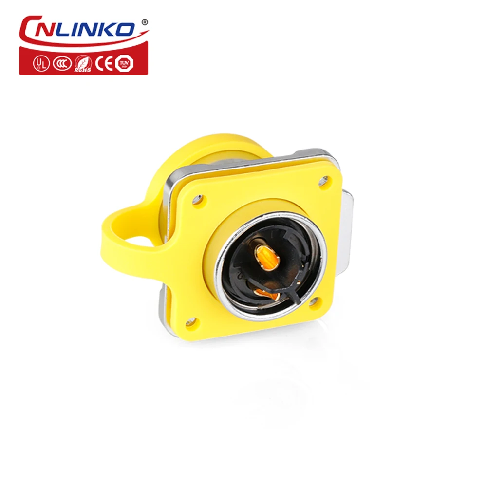 CNLINKO UL Approved M20 Waterproof IP68 Connector 3 Pin Male and Female Circular Adapter LED Display Power Cable Connectors