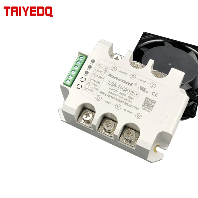 Three-phase AC Voltage Regulating Module Power Regulator Thyristor Solid State Relay Dimming 15A-200A