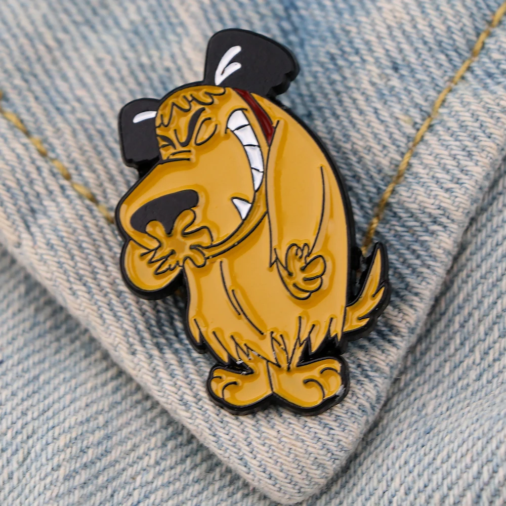 LT863 90s Manga Funny Dog Enamel Pins Brooches Woman Men Backpack Bags Badge Fashion Lapel Jewelry Kids Friends Birthday Gifts