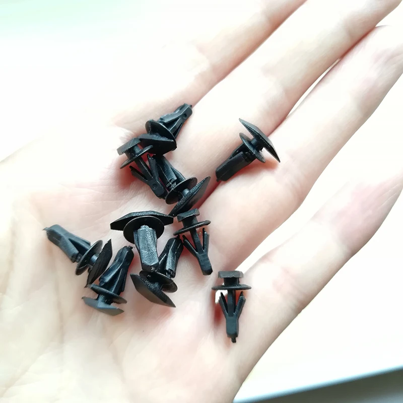 50Pcs Car Universal Weatherstrip Retainer Clips Auto Window Door Sealing Strip Fasteners Rivet For VW Audi Mazda Hyundai Toyota