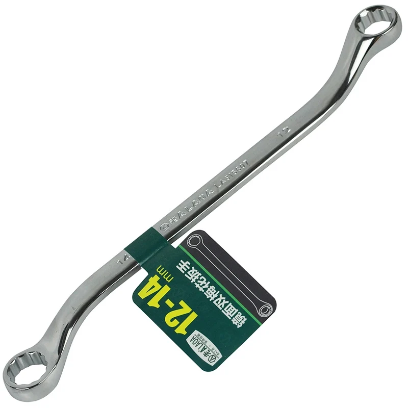 LAOA CR-V Chiave a doppio anello Chiave con estremità scanalata Strumenti di riparazione veicoli Chiavi combinate