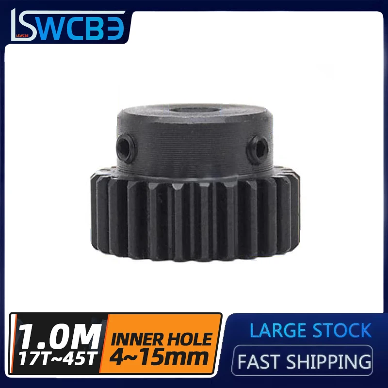 1 Mold Gear 17 Teeth To 45 Teeth Standard Inner Hole 6/8/10/12/15mm Motor Boss Gear Rack For CNC Parts