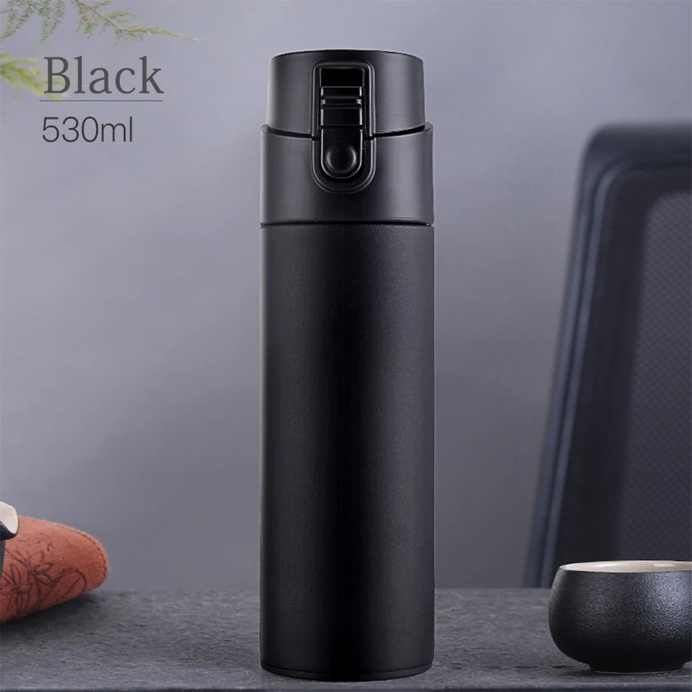 Thermos Water Bottle Cup Sport Hot Insulated Mugs Scope Stainless Travel Vacuum Flask With Tea Filter Leakproof Big Capacity