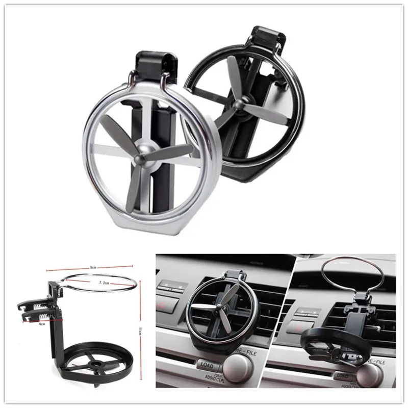 Car Cup Holder Foldable Car Bottle Drink Holder Air Vent Clip Air Conditioning  Car Coasters Cupholder