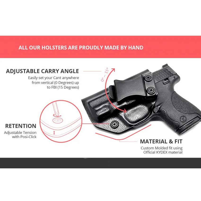 Imagem -05 - Kydex Coldre para Springfield Hellcat mm Micro-compacto Binnen Tailleband Apêndice Verborgen Dragen Iwb