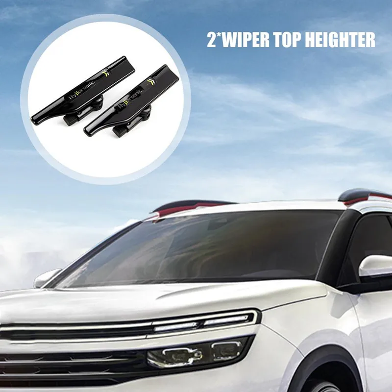 

1 Pair Wiper Top Heighter Hypersonic Car Wiper Pressure Top Black Wiper Protector HP-6440 Auto Wiper Stands Car Tool Accessories