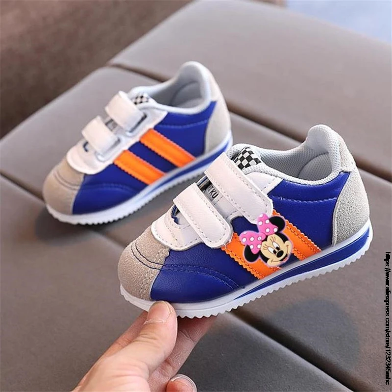 Kids Brand Kids Shoes Children\'s Mickey Minnie Sports Shoes Casual Shoes Duck Shoes For Girls Shoes For Boys