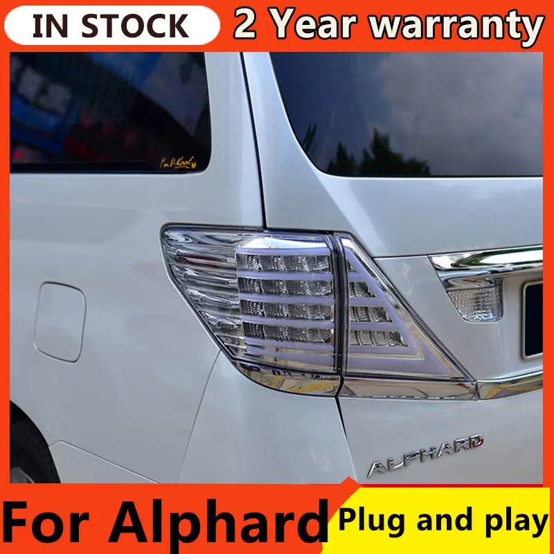 For Car Toyota Alphard 2009-2014 Tail Lamp Led Fog Lights DRL Day Running Light Tuning Car Accessories Alphard Tail Lights