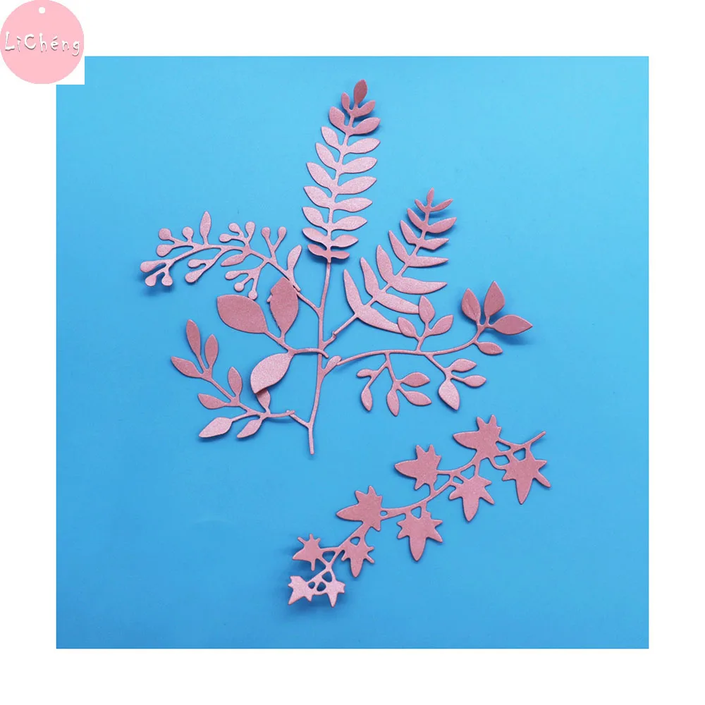 Branches Metal Cutting Dies, Scrapbooking Embossing Folders for Card Making Craft, DIY Stencil Stamps and Slimline Dies Cut