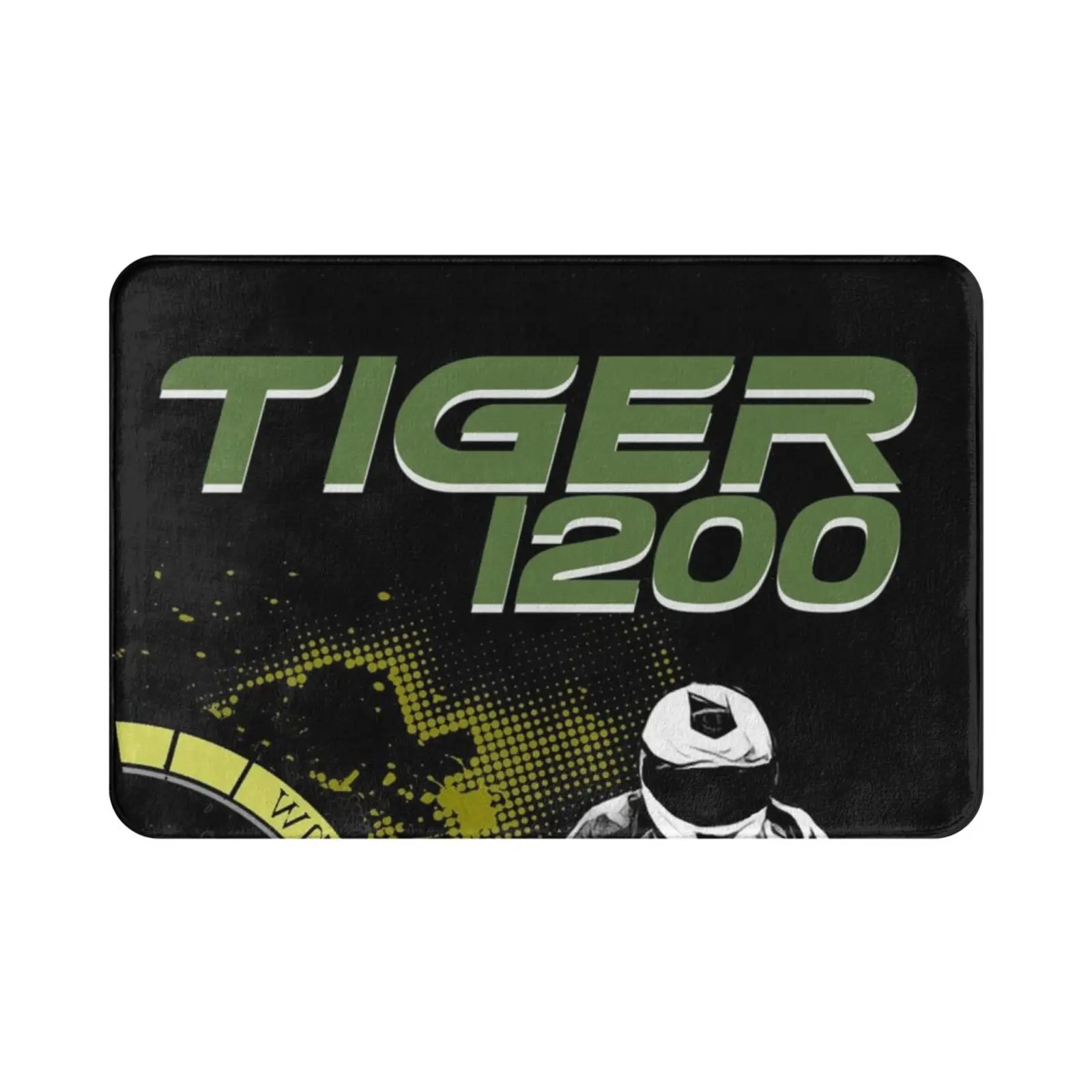 Tiger 1200 Carpet Mat Rug Cushion Soft Non-Slip Motorcycles Big Trail Moto Motorbike Adventure Bikers Motoarte Motorsport