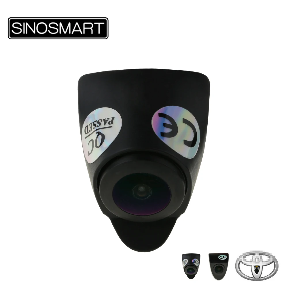 

Высококачественная автомобильная парковочная камера переднего вида SINOSMART для Toyota Highlander Verso RAV4 Prado с логотипом