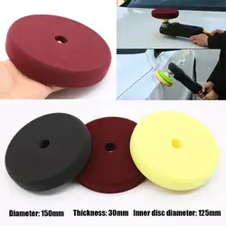 6 Inch Car Sponge Polishing Pad Car Waxing Buffing Polisher Pad Car Sponge Polishing Wheel Flat Sanding Pad For Car Maintenance