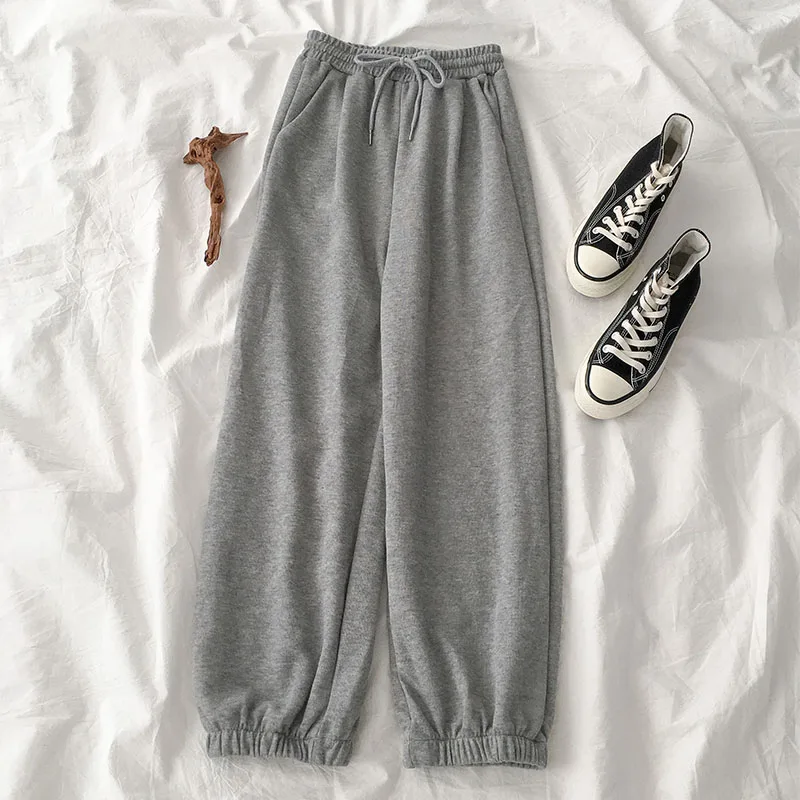 Cheap wholesale 2021 spring summer new fashion casual Popular long women Pants woman female OL wide leg pants sweatpants Vy914