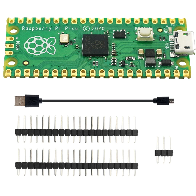 Offizielle Raspberry Pi Pico Board RP2040 Dual-Core 264KB ARM Low-Power Mikrocomputern High-Leistung Cortex-M0 + prozessor PICO