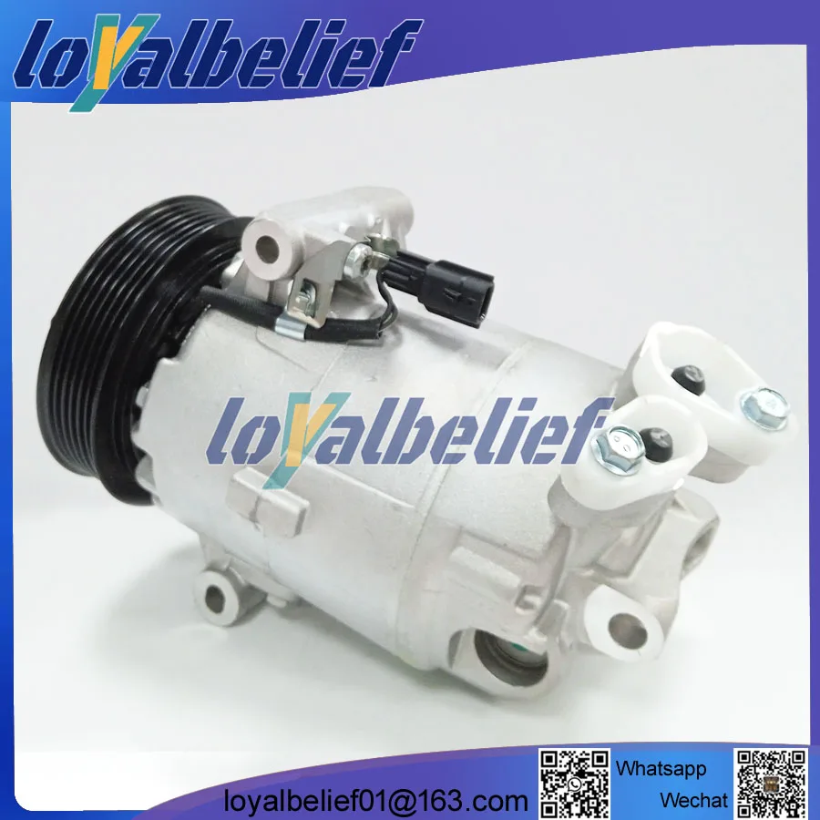 A/C Air Conditioning Compressor Magnetic W/Clutch For Nissan DUALIS QashQai J10 JJ10 1.6 HR16DE 92600BR00A 92600JE00A 89346