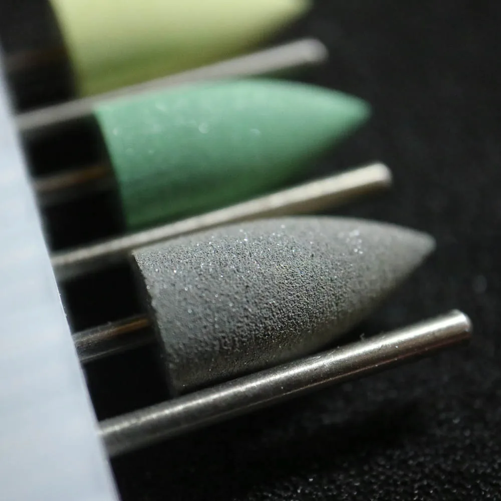 10 Stück Zahnlabor-Polierer Zahnpolier-Set für Prothesen Flexibler Acryl-Polierer 2,35mm Schaftdurchmesser – Detail 7