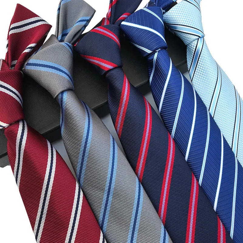 

Multi Style men tie of Polyester Cashews with stripe Men's Tie for Formal Business Event Festival