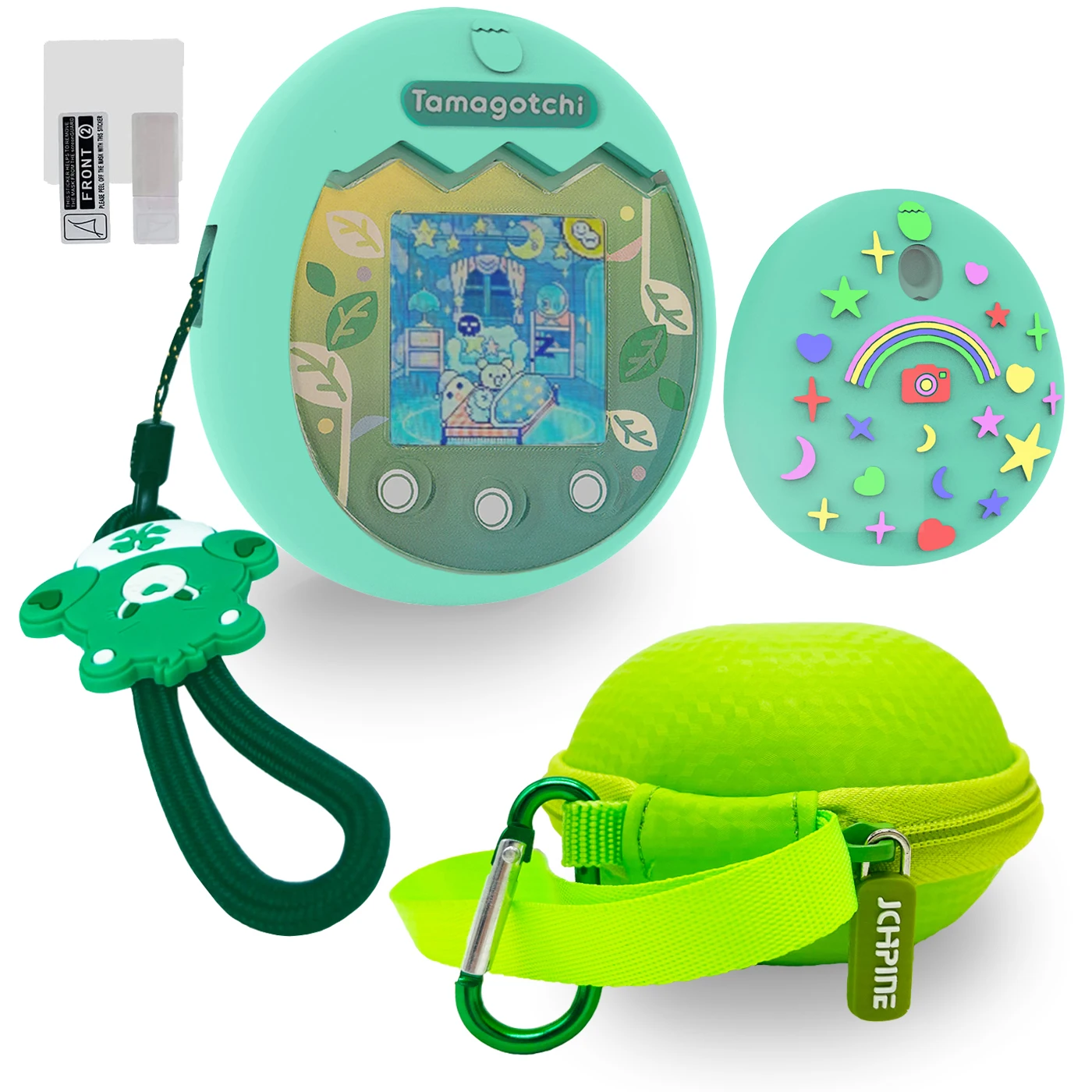 Защитный силиконовый чехол, чехол для переноски и Защита экрана для Tamagotchi Pix подарки на день рождения для детей (только чехол)