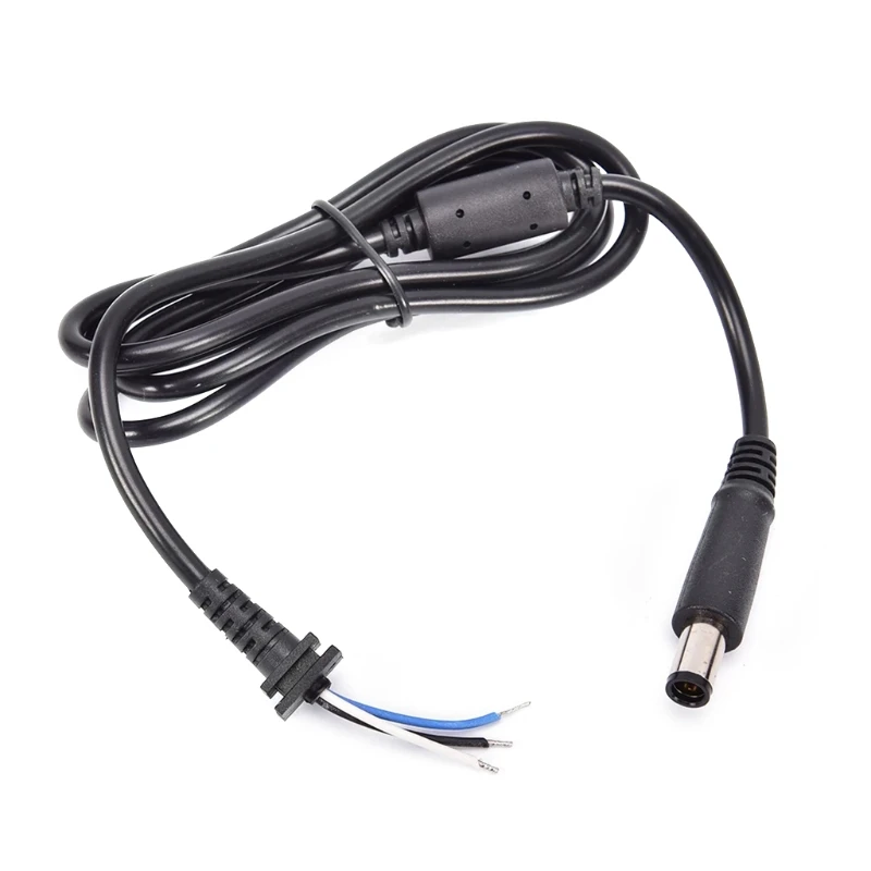 E65A 1 sztuka 7.4x5.0mm DC Tip Plug okrągłe złącze Laptop kabel zasilający 7.4mm DC wtyczka zasilania z igłą do notebooka Dell