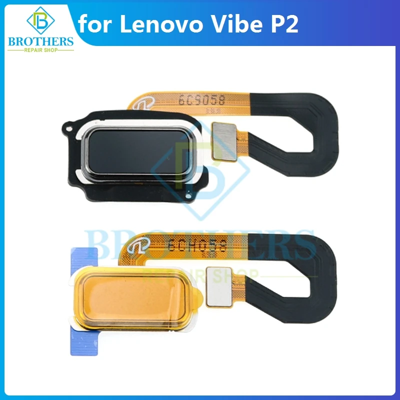 for Lenovo Vibe P2 P2C72 P2A42 Fingerprint Flex Cable Home Button Sensor Scanner Touch ID Flex Cable Ribbon Phone Replacement