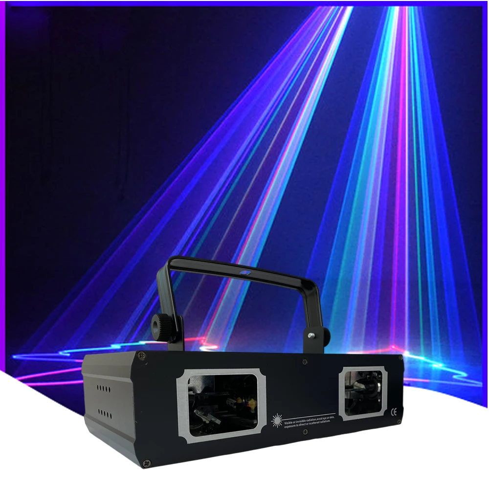 duplo buraco cabeca lampada laser dmx512 iluminacao para pista de danca e dj discoteca festa ktv night club 01